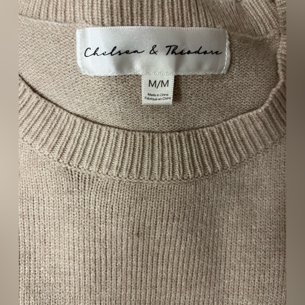 Chelsea & Theodore Soft Cream Ribbed Sweater *Perfect for Valentine’s Day!* 💕 - Picture 3 of 5